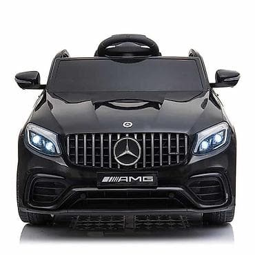 Children's Electric Cars: Džip Mercedes‑Benz AMG GLC 63S Coupé – crni, dečiji licencirani — 2