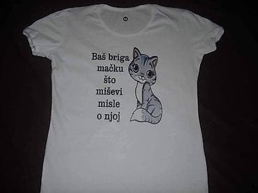 haljinica i šeširic: Majice zenske sa štampom. Različiti motivi i natpisi. - Crne majice — 10