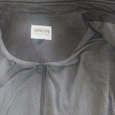 Džemperi: Armani Collezioni muška kožna jakna - Materijal spolja: 100% jagnjeća — 5