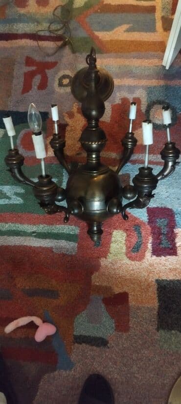 bastenske figure od gipsa: Chandelier, color - Brown — 1