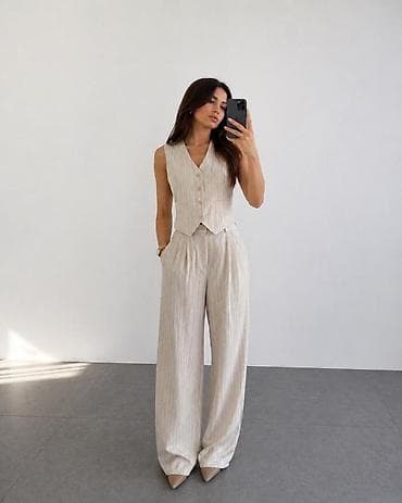 ps bele pantalone: #-Novo || ☀️ • Komplet || Prsluk i pantalone Cena 4100 • Duzina — 3
