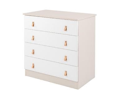 Komode i ormarići: KikkaBoo drvena komoda Elon Beige – elegantna i funkcionalna komoda za — 1