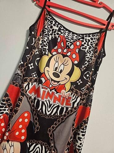 evolution haljine: Haljina na bretele sa Minnie Mouse printom vel.L jednom nošena bez — 7