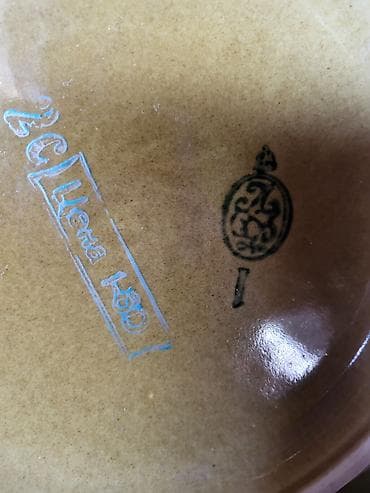 daska za plivanje od stiropora: Dekorativni tanjir 1920 do 1950g.original nemacka majolika. Deko — 3