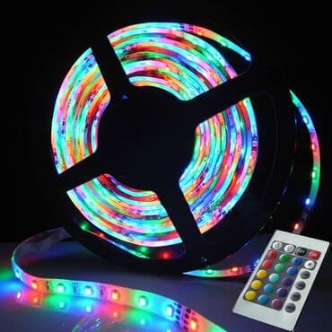 televizori 32 inca: RGB led traka 5050, 5m Paket sadrzi: 5m led trake, daljinski, IR — 4