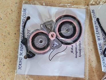nakit novi pazar: Ručno rađeni quilling ukrasi i nakit – Šareno Ćoše Gerovit - — 6