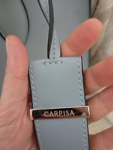 puder roze torba: Carpisa ženska torba – tote model - Boja: sivo-plava (hladna siva) - — 2