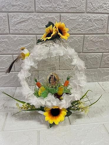 diffuser cena: Uskršnje dekorativne aranžmane – ručni rad - Unikatne sferične — 3