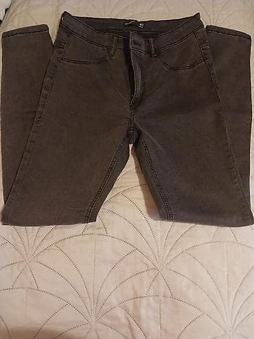 patike walkmaxx: Ženske skinny farmerke – tamno siva/ugljen siva - Model: uski kroj — 6