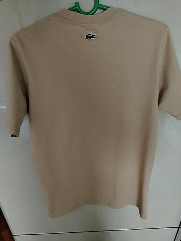 diskver majice cena: Short sleeves T-shirt, L, Lacoste, color - Beige, Cotton — 3