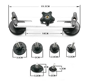 Motorcycles & Scooters: 1) Nov metalni alat za izvlačenje ulubljenja sa 7 stopa za lepljenje — 2