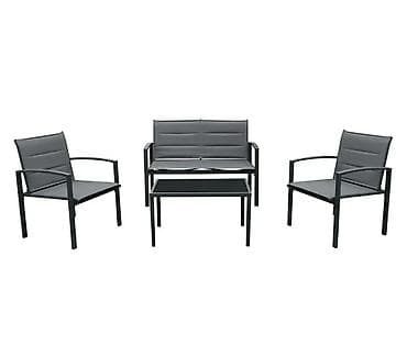 reveri za goste: Baštenska garnitura 4 dela – sofa + 2 fotelje + sto Moderna i — 4