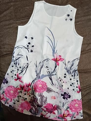 set za negu bebe: Ženska letnja kombinacija – bluza bez rukava + heklani kardigan - — 2