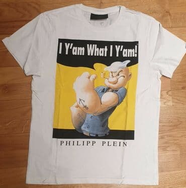 jednodelni kupaci na jedno rame: Philipp Plein majice L i XL velicina.
Cena za komad — 11
