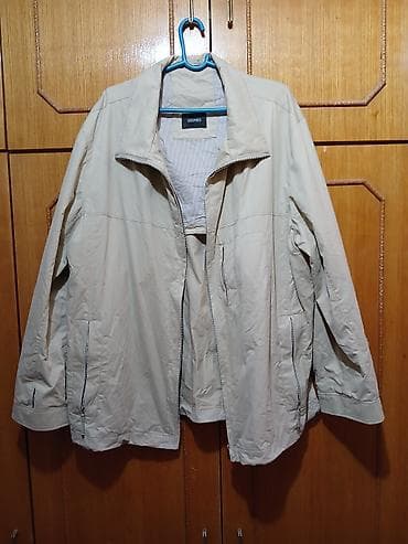 Ostale jakne: Muška jakna STONES – bež - Model: lagana prelazna jakna sa visokim — 1