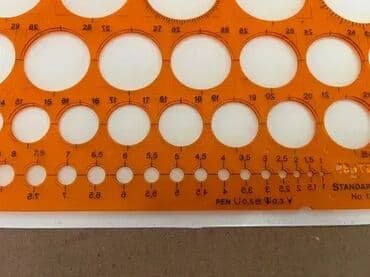 dukat franc jozef mali cena: #2633 Veliki šablon za krugove - STANDARDGRAPH Germany; NOVO — 2