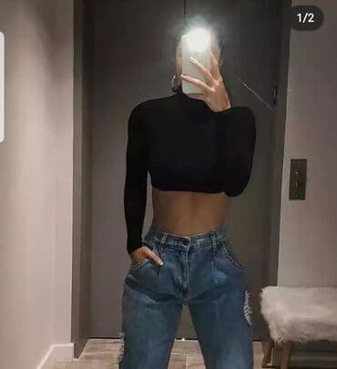 bluze zara 2022: Bluze vise modela sa elastinom. Crna,bela,crvena,svetlo — 13