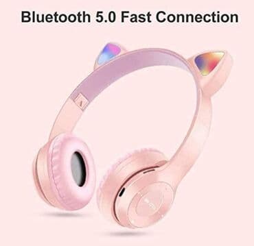 wireless rikverc kamera: Cat ear svetlece slusalice mackice specifikacija: broj artikla: p47 — 9