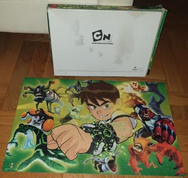 sator za plazu pop up: Ben 10 - cartoon network. puzzle - puzle - pazl kako ko voli. 260 — 3