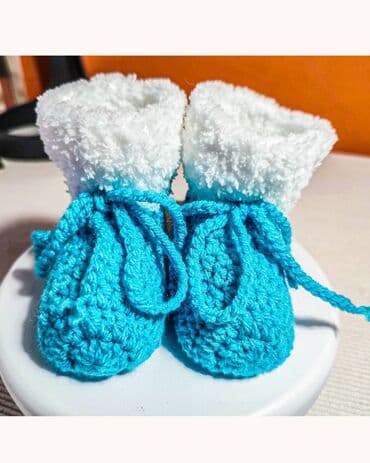 Children's Items: Slipper booties, Size - Pre-walking — 5