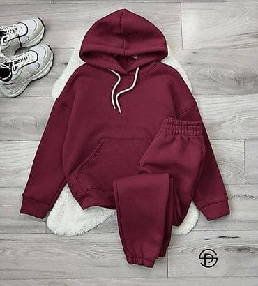 Duks trenerka komplet – uniseks, jednobojni set - Komplet: dukserica