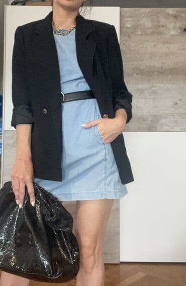 c a haljine 2022: Elisabetta Franchi S (EU 36), M (EU 38), color - Blue, Without sleeves — 6