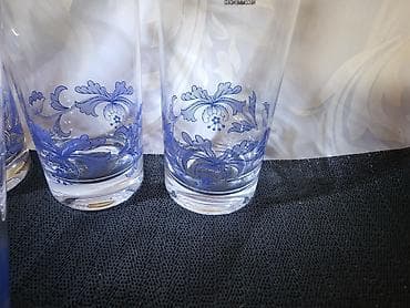 maxi čaše kuhn rikon: Luksuzne nove case Spode Blau Italija Hi Ball. Set od 4 nove luksuzne — 8
