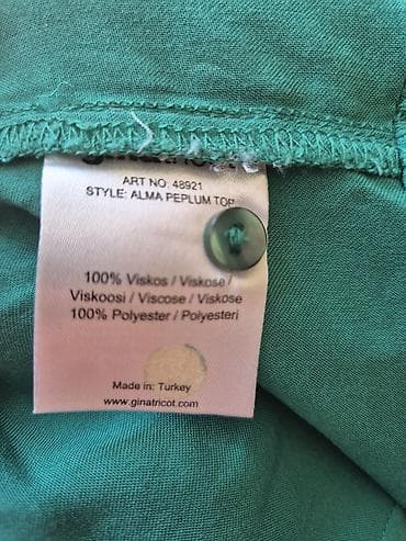 SIM kartice: Gina Tricot ženska bluza – Alma Peplum Top - M - Model: Alma Peplum — 3