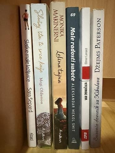 Komplet knjiga – različiti naslovi i autori (srpski prevodi). Na