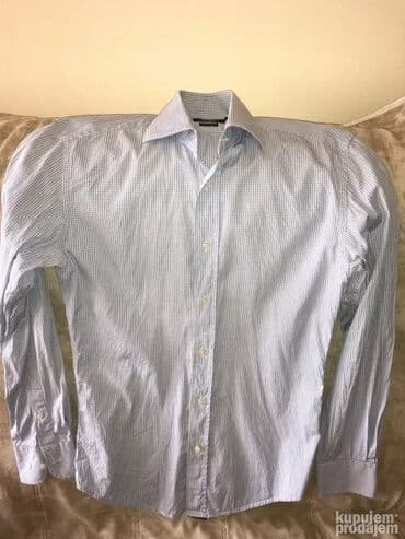 Britches and shorths: Original GAGLIARDI kosulja 38 100% cotton Ramena 45cm, duzina 77cm — 1