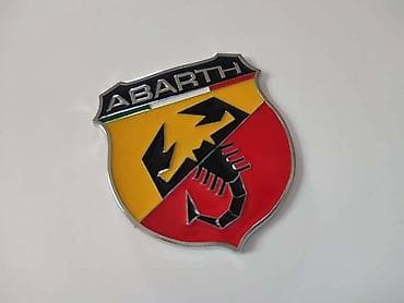 auto plac lajkovac: NATPIS ABARTH VEĆI ZA FIAT 500, GRANDE PUNTO, EVO | Natpis metalna — 1