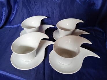 porcelanske solje za caj: Solje nove,vintaz porcelanske. Solje lep oblik. Cena je — 5
