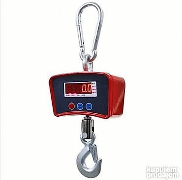 sef za ključeve: Digitalna kranska vaga (Crane Scale) sa kukom - LED ekran sa crvenim — 2