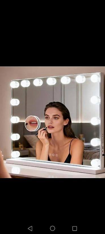 Satovi za kuću: Holivudsko stono ogledalo sa LED sijalicama + odvojivo povećavajuće — 3