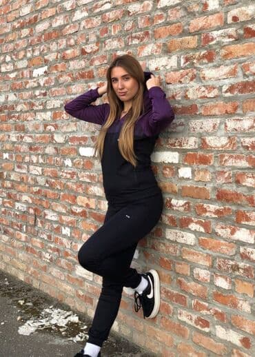 tek flis trenerka: Nike, M (EU 38), Single-colored, color - Black — 15