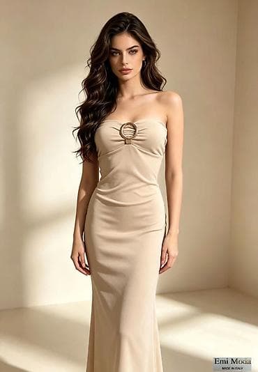 top korseti: Elegantna ženska haljina bez naramenica – Emi Moda, Made in Italy 1800 — 6
