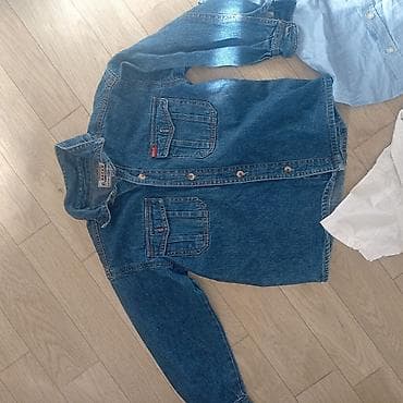 Shirts: Texas jeans košulja od trapera - Klasična teksas košulja srednje — 1