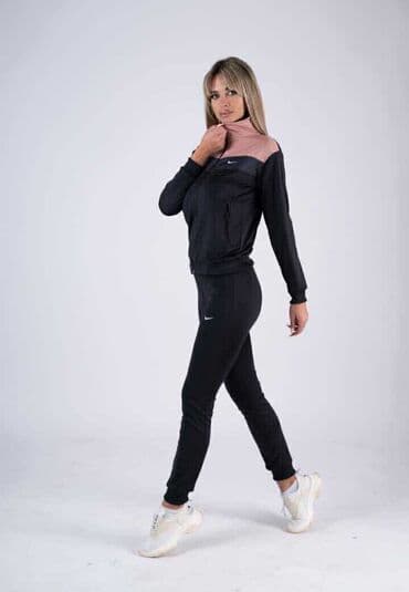 sive nike trenerke: Nike, M, Jednobojni, bоја - Crna — 2