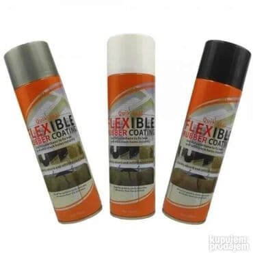 sprej za zaptivanje i izolaciju: Guma u spreju za zaptivanje VELIKA 700ml 2100 dinara Dostupan crnoj — 1