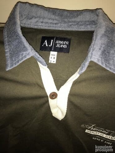 ARMANI duks M / L 100% cotton Ramena 47cm, duzina 75cm, struk 57cm