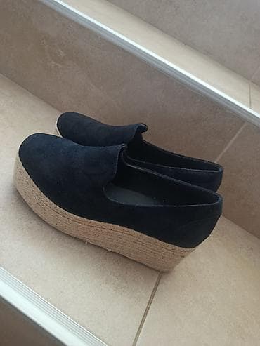 Personal Items: Ženske platforme/espadrile – crne - Model: slip-on ženske cipele na — 3