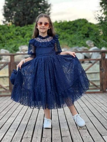 tiffany haljine za svadbu: Odmah dostupne haljinice za princezice od 5 do 10 godina u kompletu sa — 7