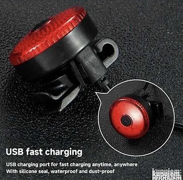 dečiji bicikli za devojčice: LED zadnje svetlo za bicikl – kompaktno, praktično i izuzetno vidljivo — 4