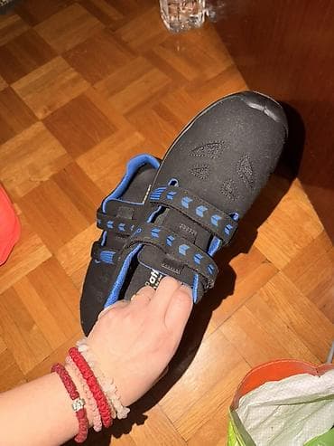 turska obuca online: Atlas radne sandale/salonske cipele sa zaštitom, crno-plave. - Brend — 3