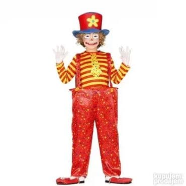 nosa za decu: **model 4** Imamo i klovna za odrasle *KLOVN kostim klovna za decu — 1