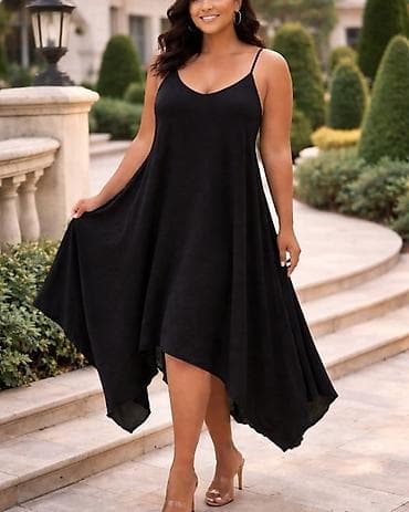 mona torbica bez: Lepršava letnja haljina na tanke bretele Cena za 2 komada 2,200 dinara — 6