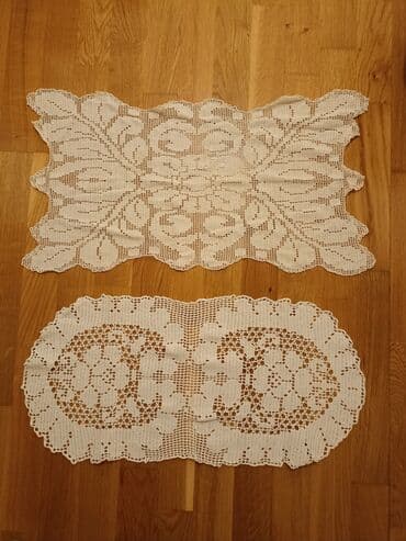 kutije za odlaganje igracaka: Doilies, Used, color - White — 5