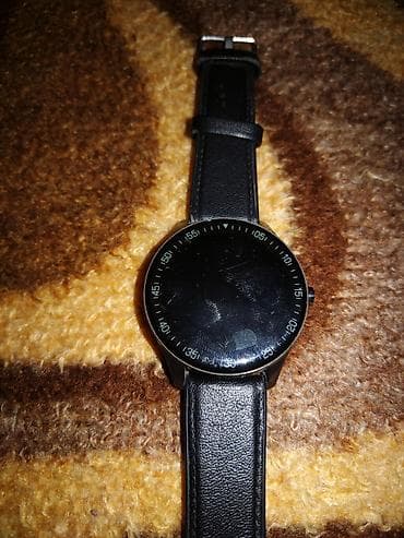 mona torba sa slovom m: Pametni sat – okrugli crni dizajn - Kućište: okruglo, crno, sa jednom — 3