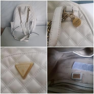 chanel mindjuse cena: Original Guess Giully ranac – bela boja. - Materijal: veštačka koža — 3