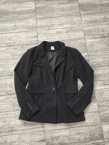 Women's Clothing: Ženski crni sako Vero Moda - Klasičan kroj sa jednim dugmetom za — 3